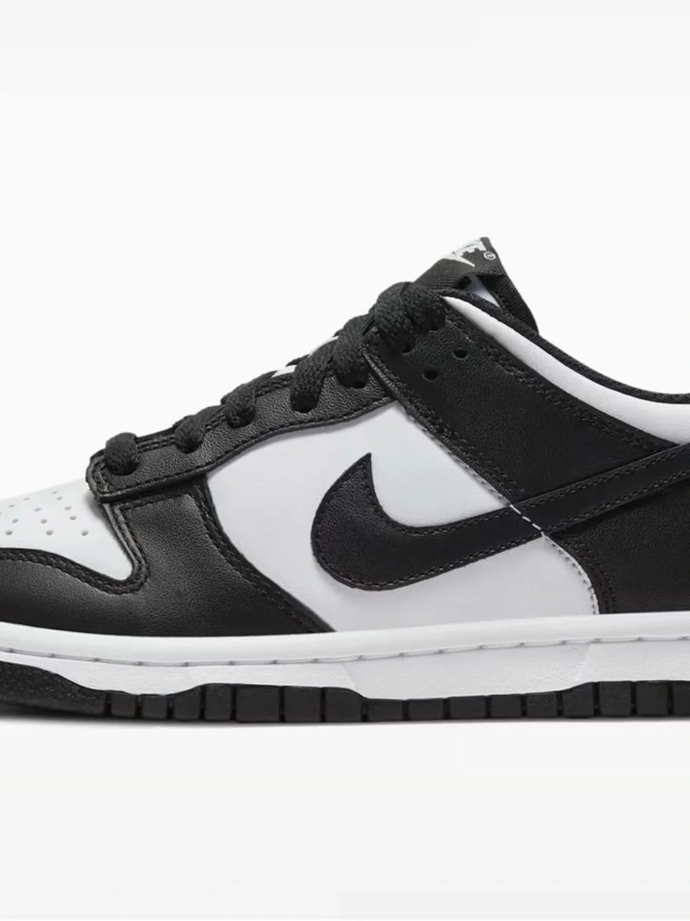 Nike Dunk Low Black and White Sneakers Sz 13.5